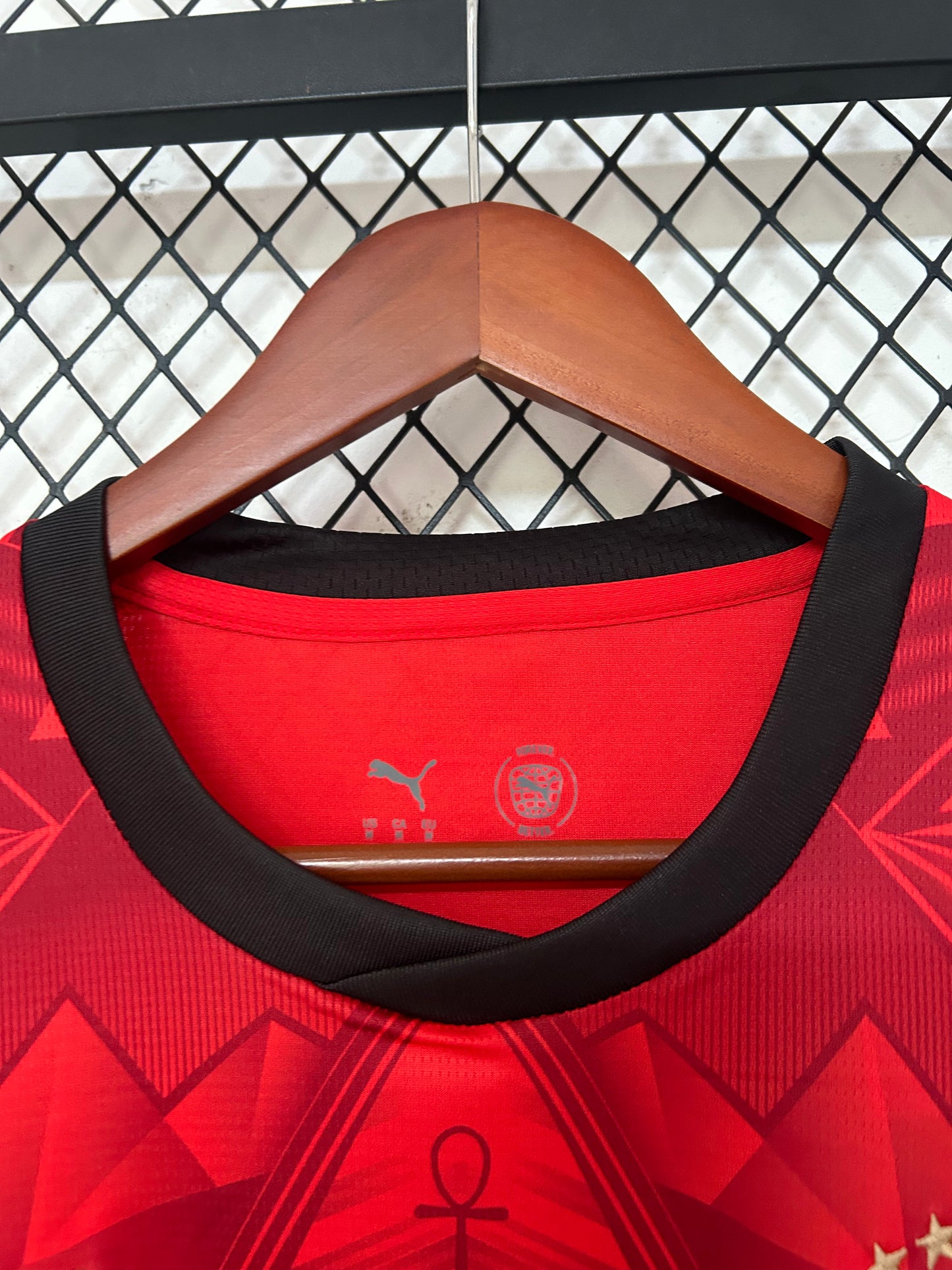 Égypte Maillot Football Rouge Saison Coupe Du Monde 2026
