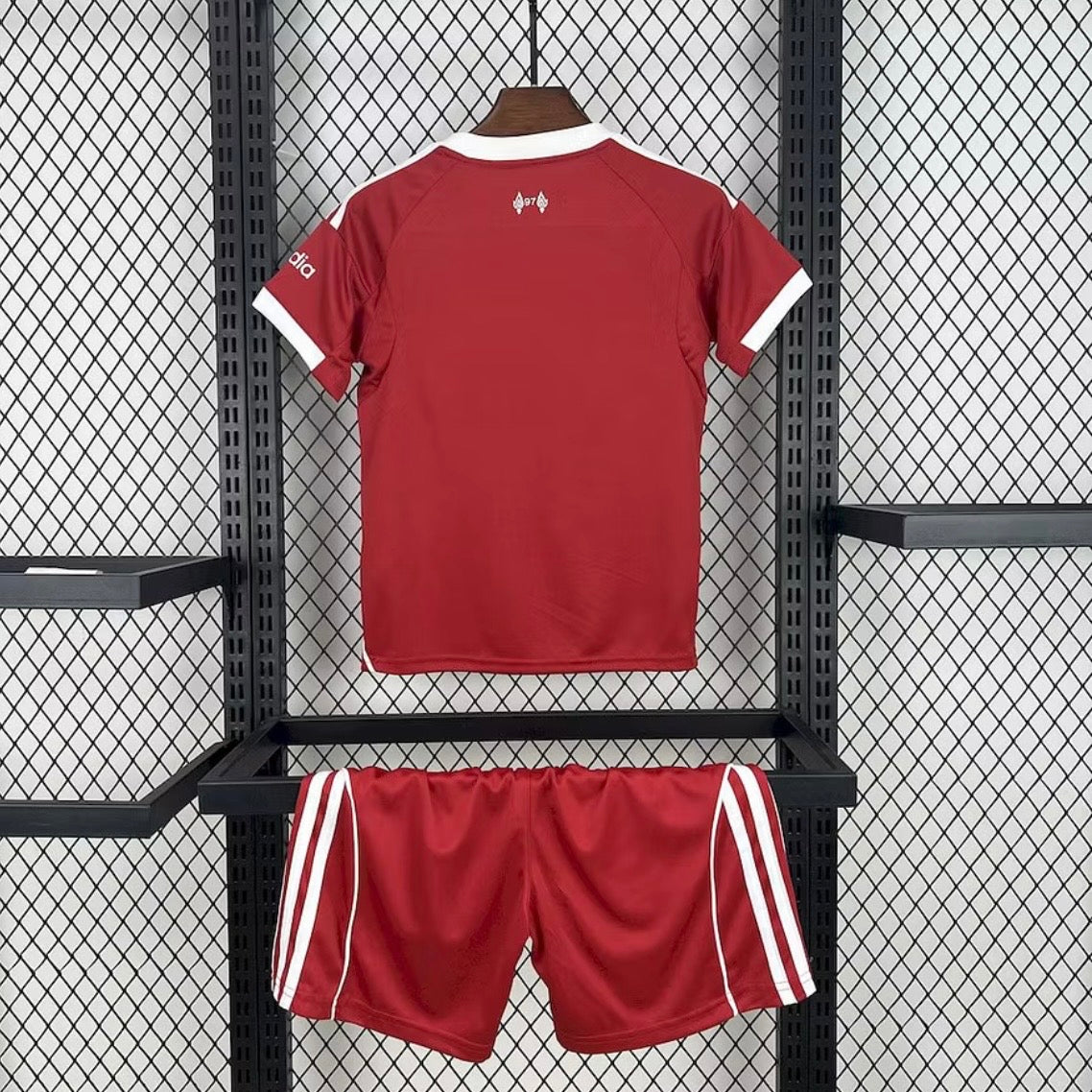 Liverpool Enfant Maillot Rouge Football Saison 2025/2026