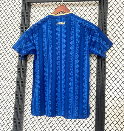 Suède Maillot Football Bleu Saison Coupe Du Monde 2026