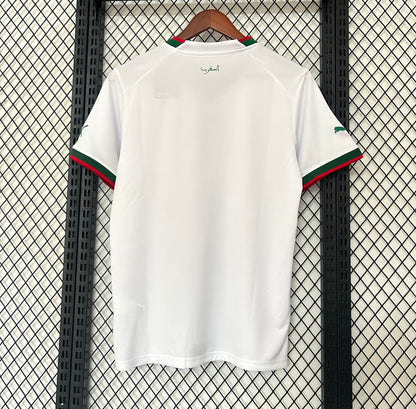 Maroc Maillot Football Blanc Saison Coupe Du Monde 2022