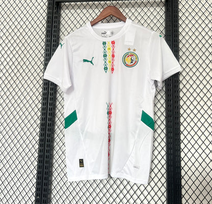 Sénégal Maillot Football Blanc Saison 2024/2025