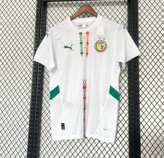 Sénégal Maillot Football Blanc Saison 2024/2025