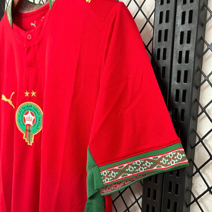 Maroc Maillot Football Rouge Saison 2026/2027 Coupe Du Monde