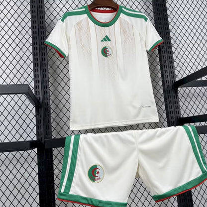 Algérie Enfant Maillot Football Blanc Cassé Coupe Du Monde 2026