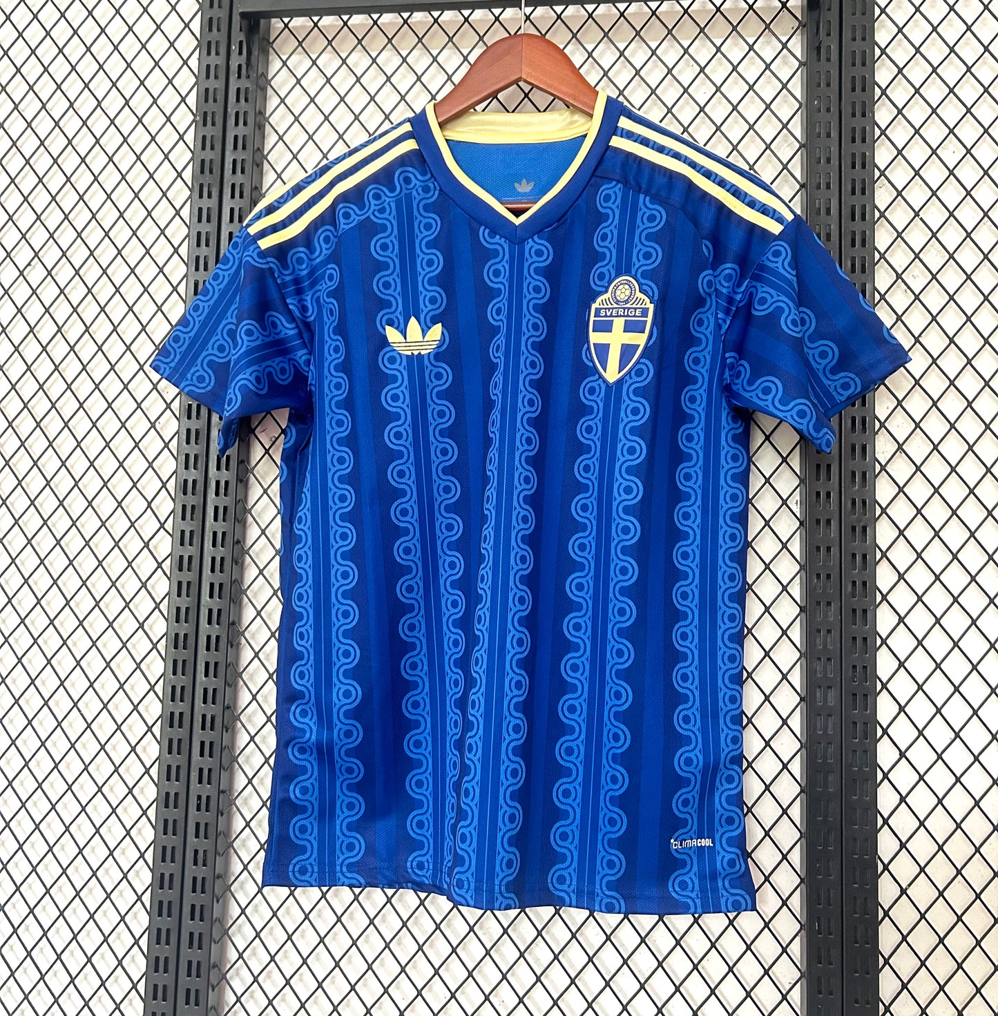 Suède Maillot Football Bleu Saison Coupe Du Monde 2026