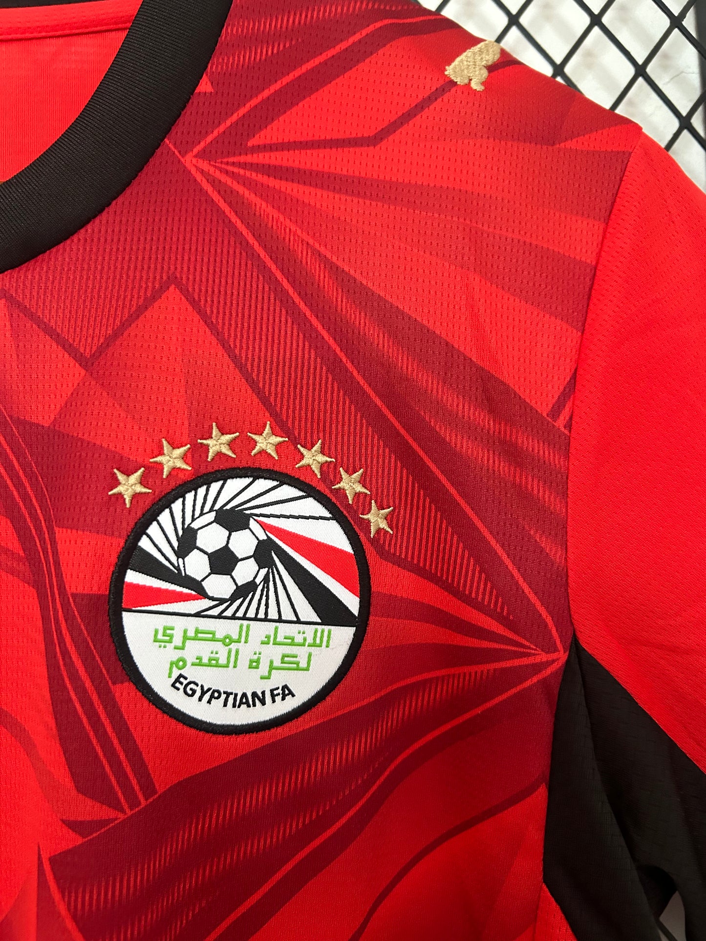 Égypte Maillot Football Rouge Saison Coupe Du Monde 2026