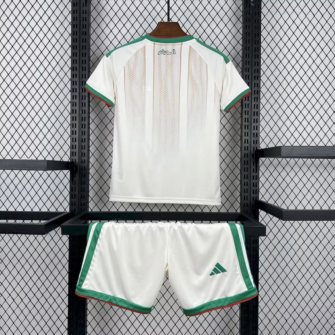 Algérie Enfant Maillot Football Blanc Cassé Coupe Du Monde 2026