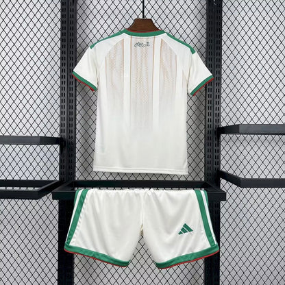 Algérie Enfant Maillot Football Blanc Cassé Coupe Du Monde 2026