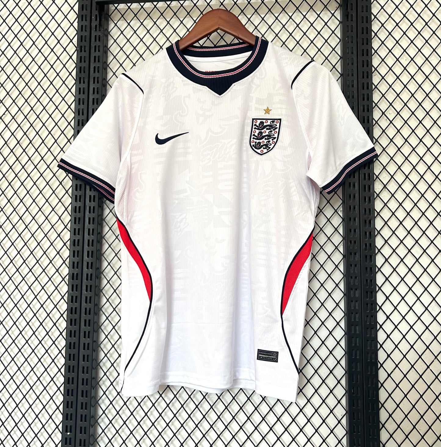 Angleterre Maillot Football Blanc Saison Coupe Du Monde 2026