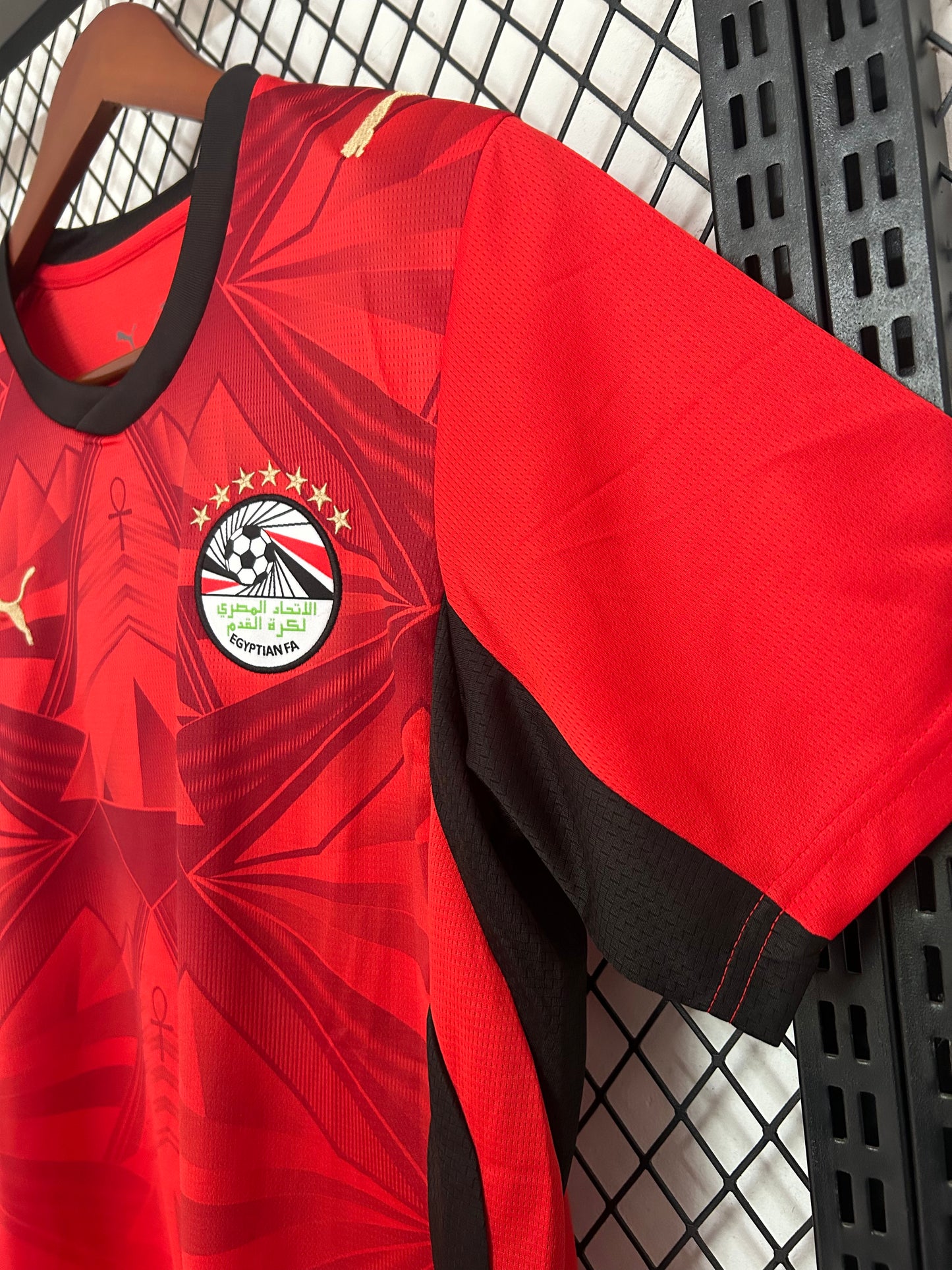 Égypte Maillot Football Rouge Saison Coupe Du Monde 2026