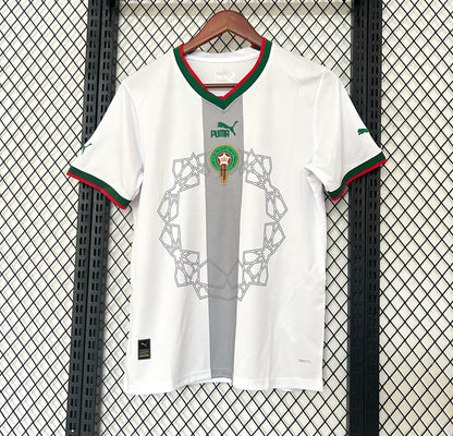 Maroc Maillot Football Blanc Saison Coupe Du Monde 2022