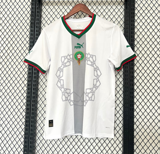 Maroc Maillot Football Blanc Saison Coupe Du Monde 2022