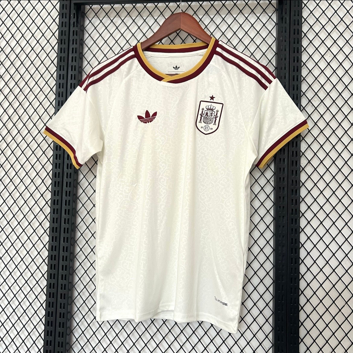 Espagne Maillot Football Blanc Cassé Saison 2026/2027 Coupe Du Monde