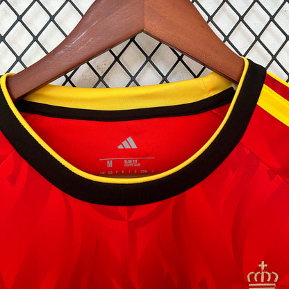 Belgique Maillot Football Rouge Saison Coupe Du Monde 2026
