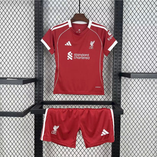 Liverpool Enfant Maillot Rouge Football Saison 2025/2026