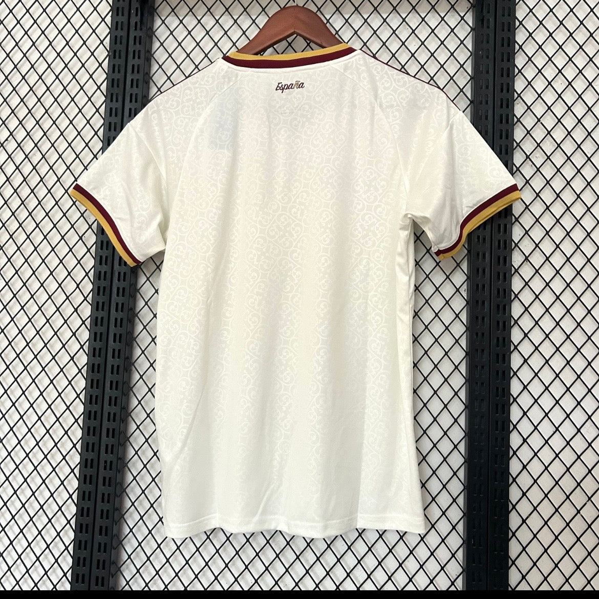 Espagne Maillot Football Blanc Cassé Saison 2026/2027 Coupe Du Monde
