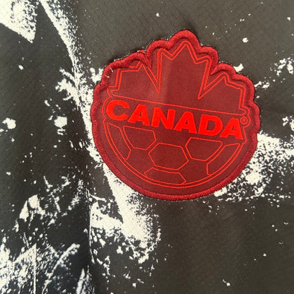 Canada Maillot Football Noir Saison 2026/2027 Coup Du Monde