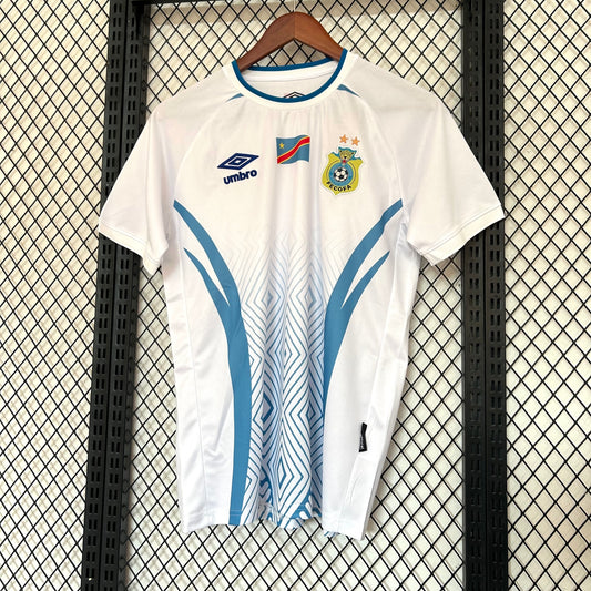 RD Congo Maillot Football Blanc Saison Coupe Du Monde 2026