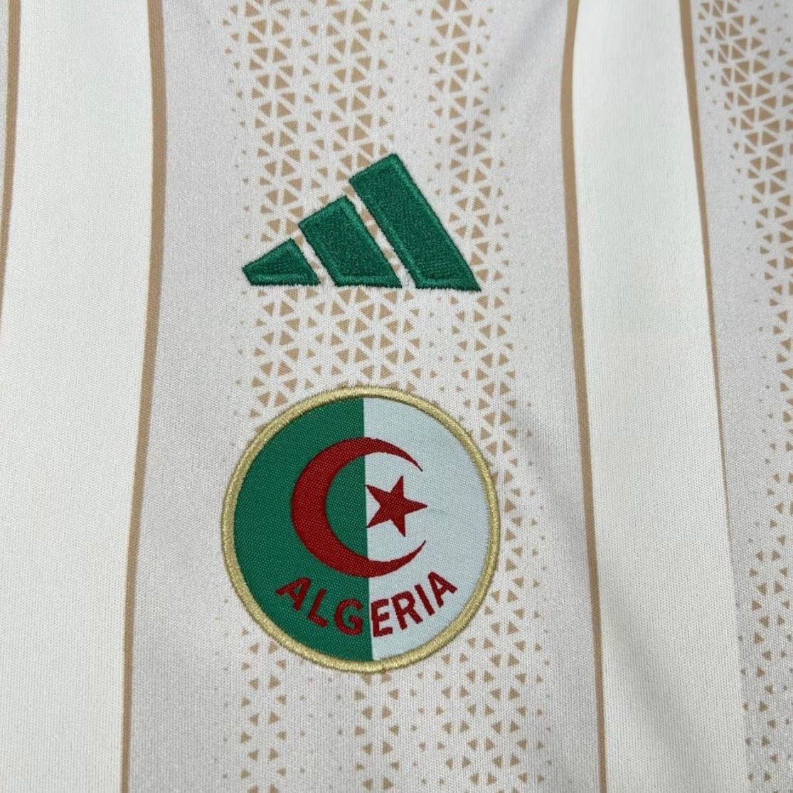Algérie Enfant Maillot Football Blanc Cassé Coupe Du Monde 2026