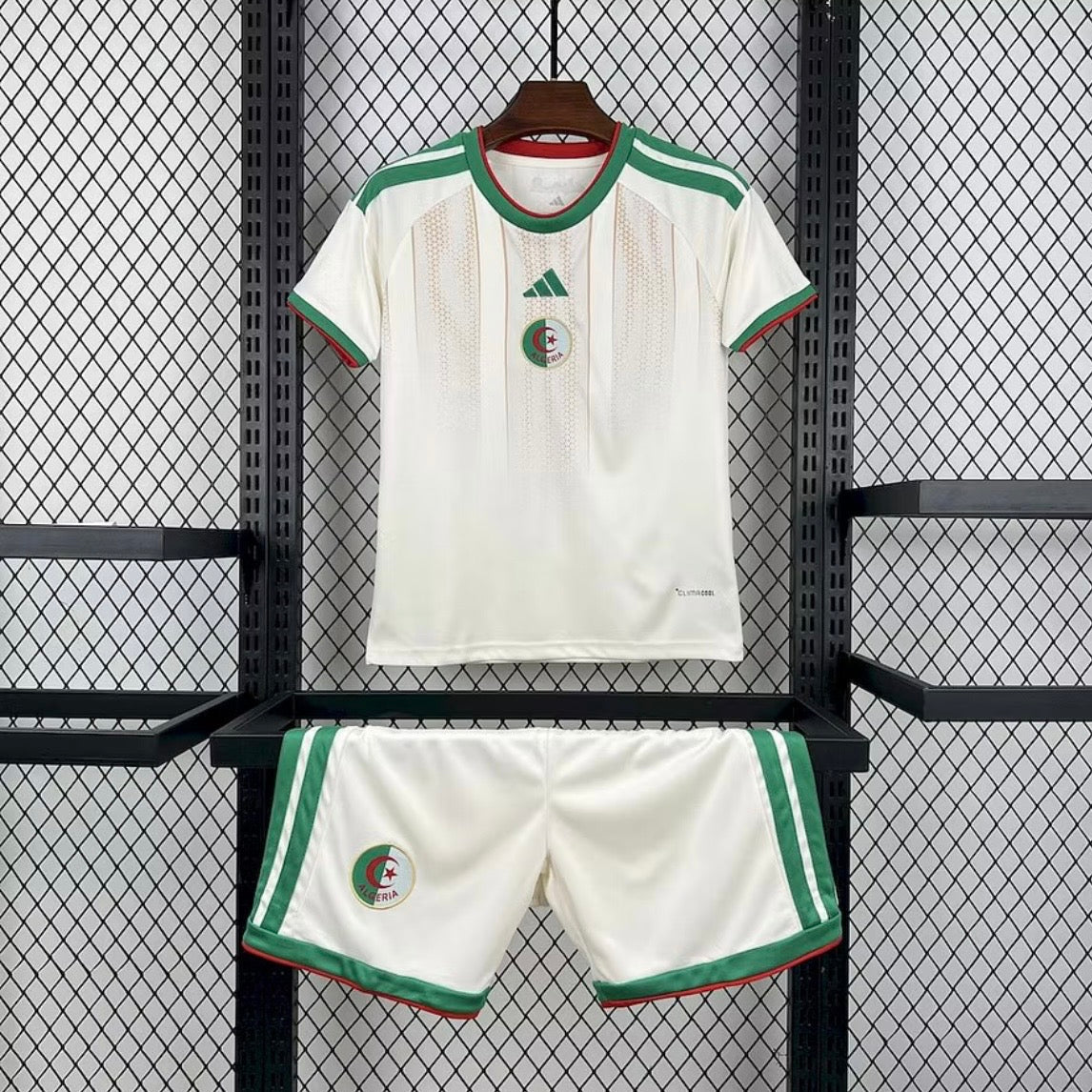 Algérie Enfant Maillot Football Blanc Cassé Coupe Du Monde 2026