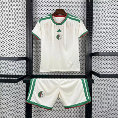 Algérie Enfant Maillot Football Blanc Cassé Coupe Du Monde 2026