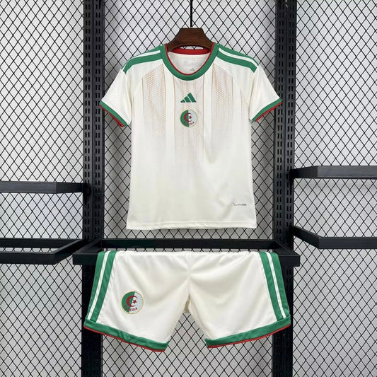 Algérie Enfant Maillot Football Blanc Cassé Coupe Du Monde 2026