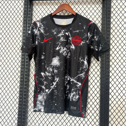 Canada Maillot Football Noir Saison 2026/2027 Coup Du Monde