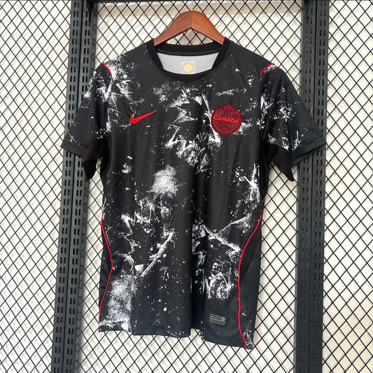 Canada Maillot Football Noir Saison 2026/2027 Coup Du Monde