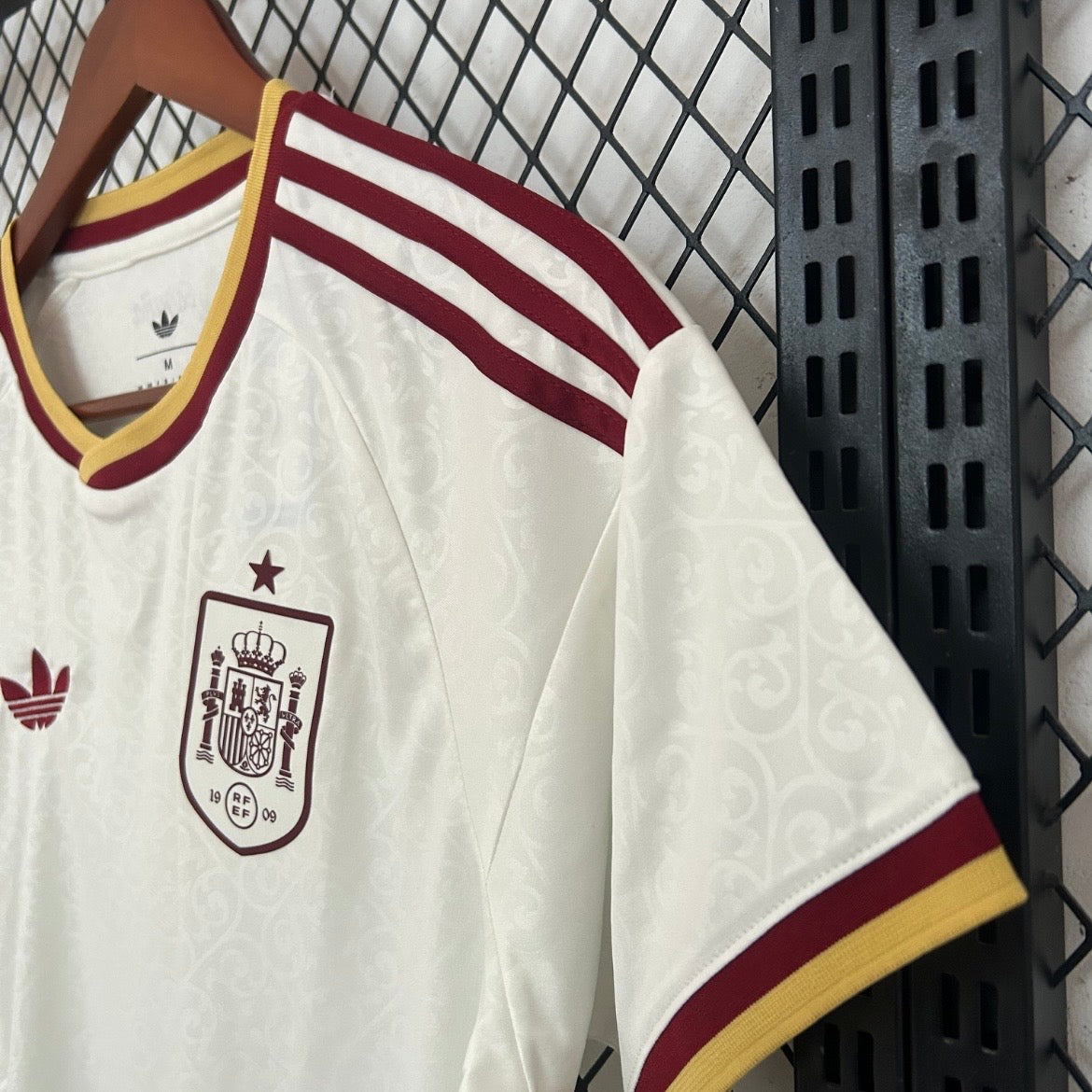Espagne Maillot Football Blanc Cassé Saison 2026/2027 Coupe Du Monde