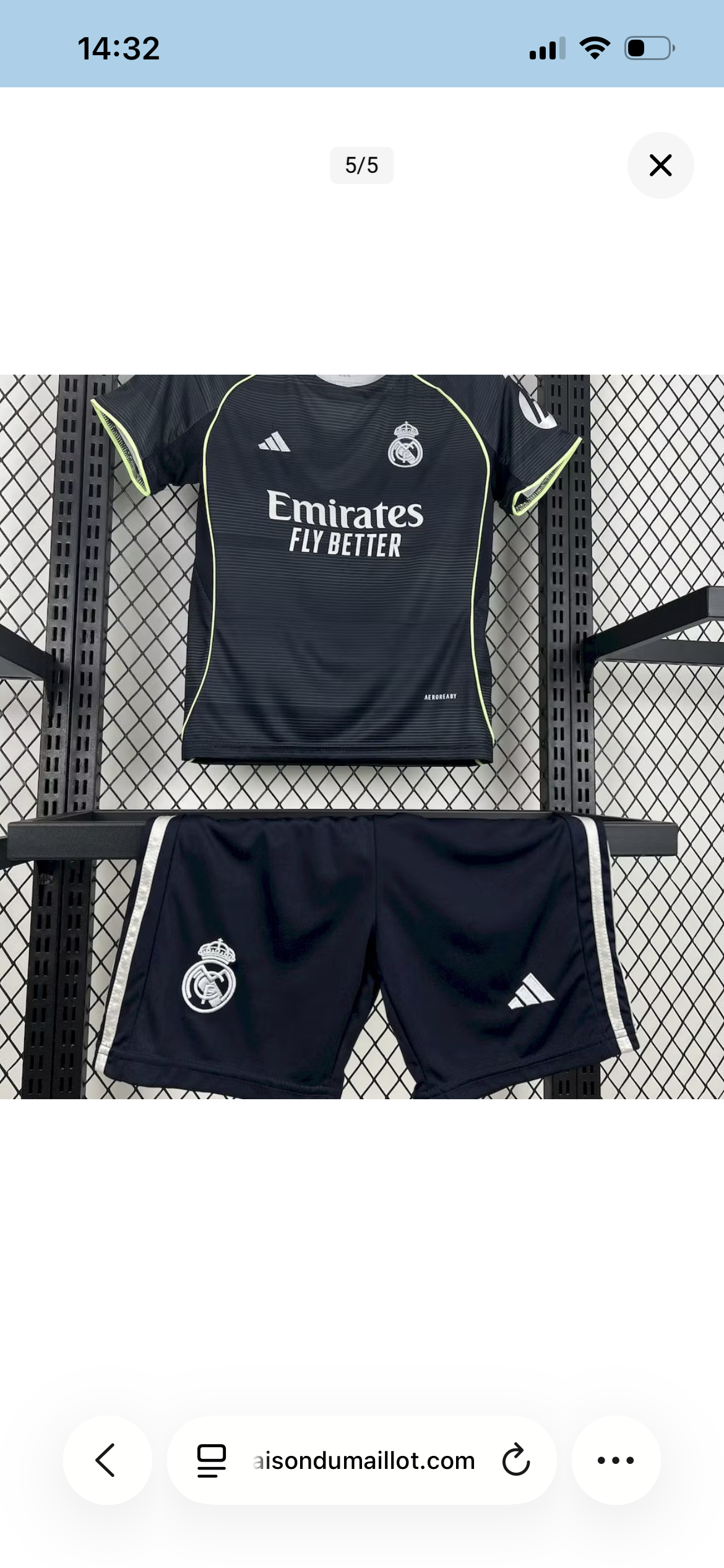 Real Madrid Enfant Football Saison 2025/2026