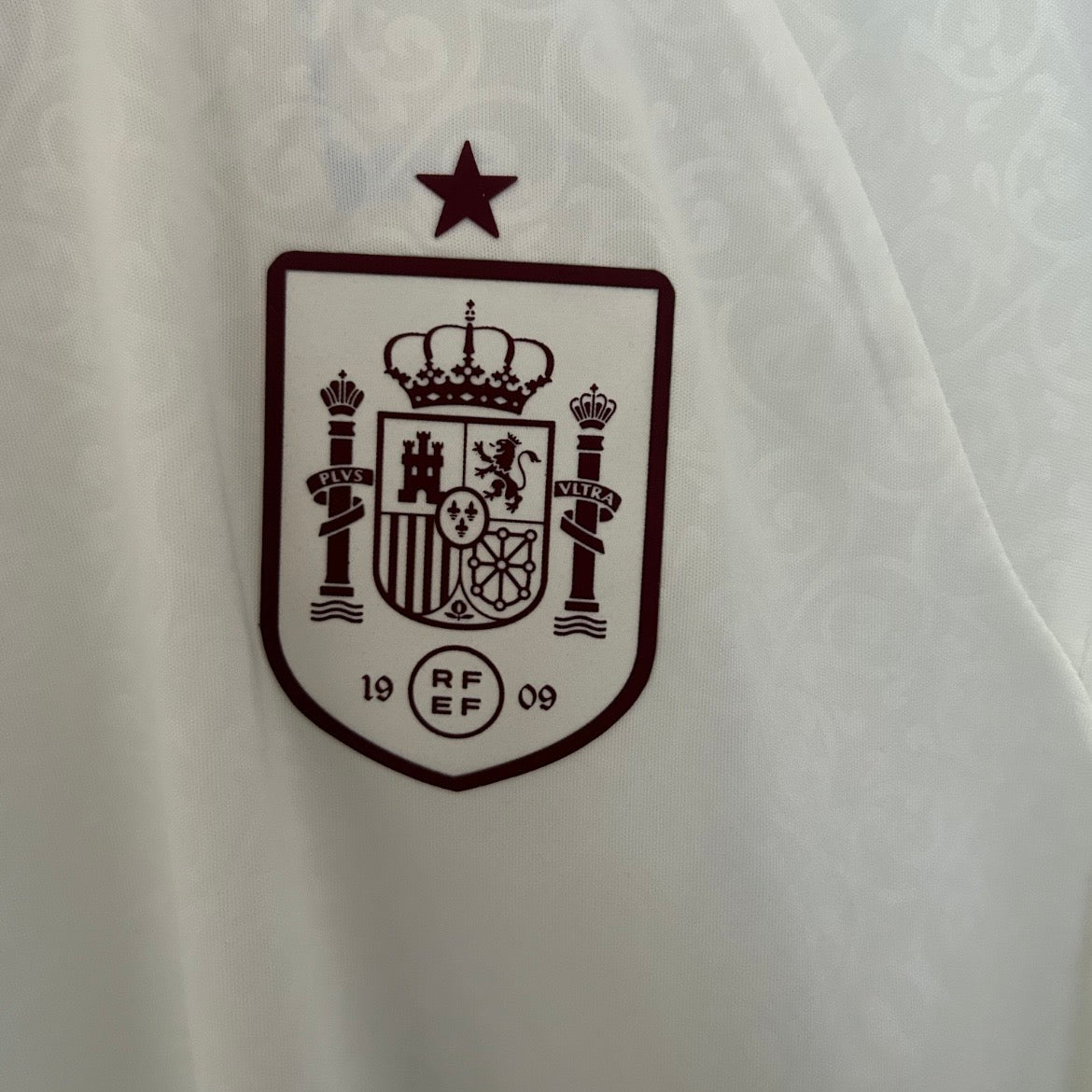 Espagne Maillot Football Blanc Cassé Saison 2026/2027 Coupe Du Monde