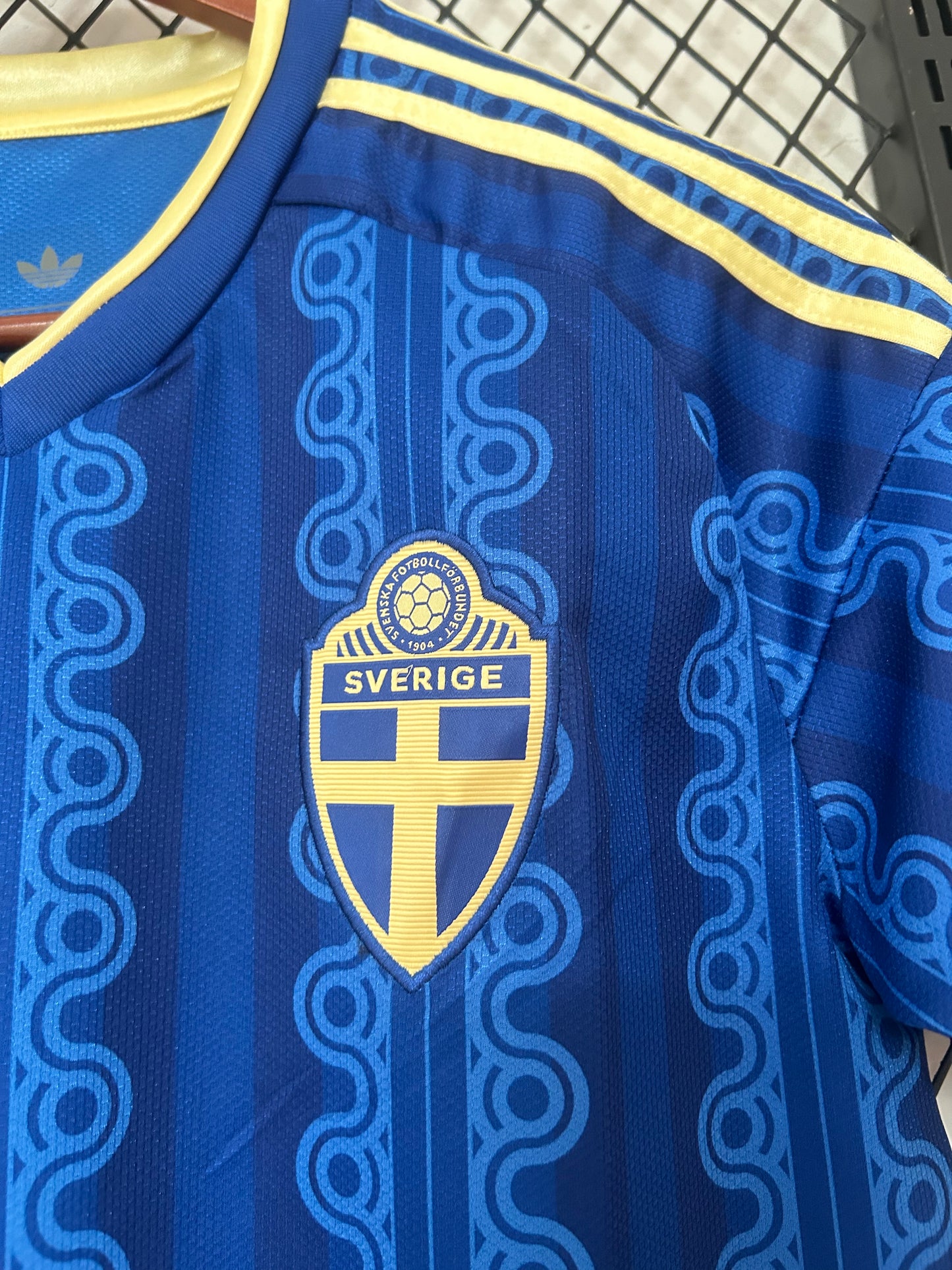 Suède Maillot Football Bleu Saison Coupe Du Monde 2026