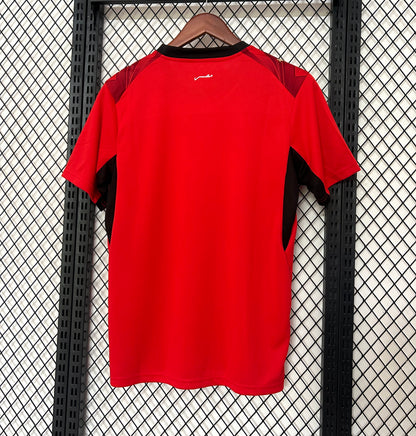 Égypte Maillot Football Rouge Saison Coupe Du Monde 2026